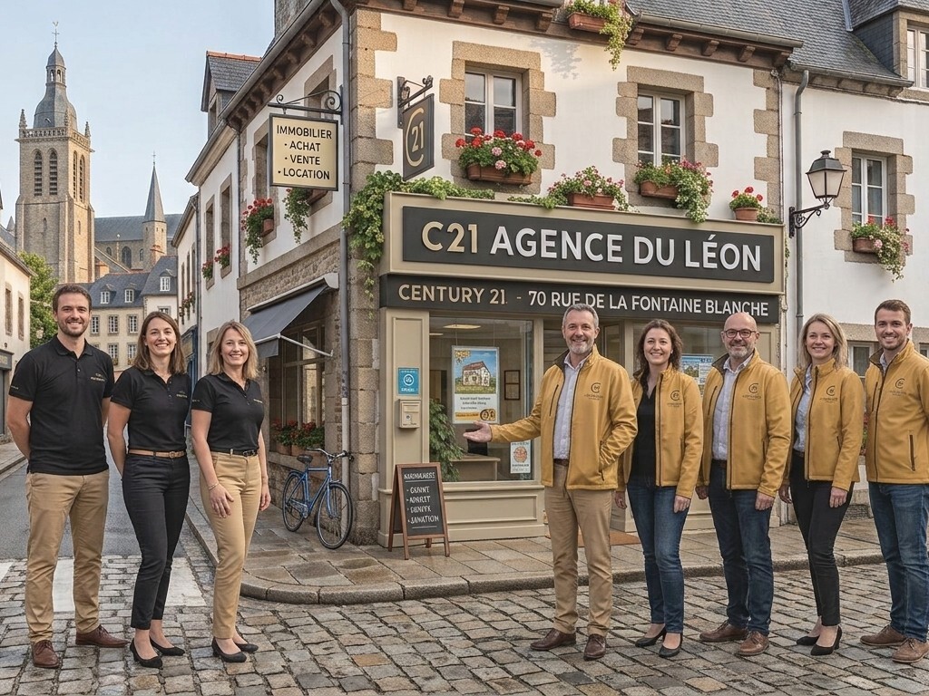 l'équipe de l'agence Agence du Léon